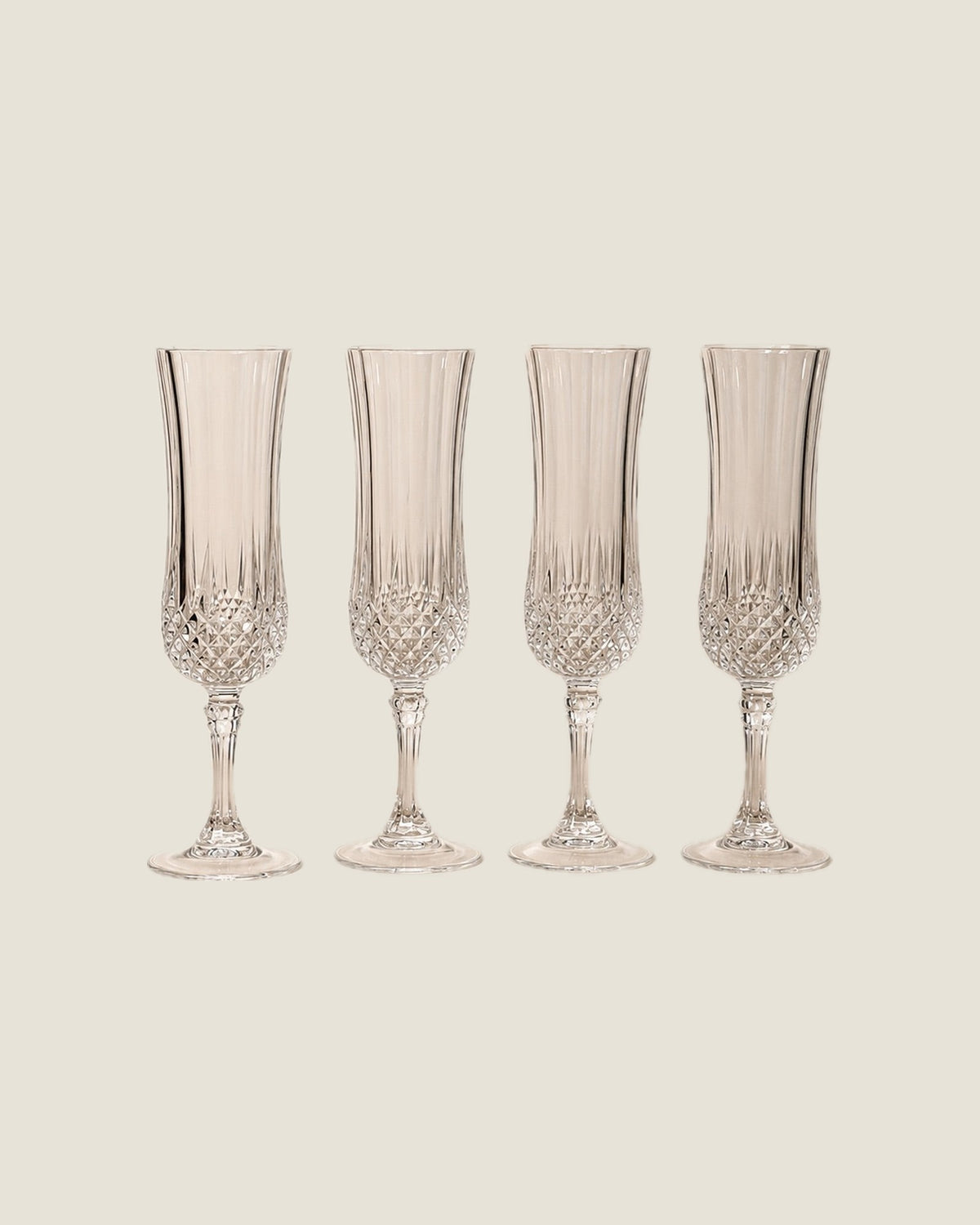 Longchamp Crystal Flute Set