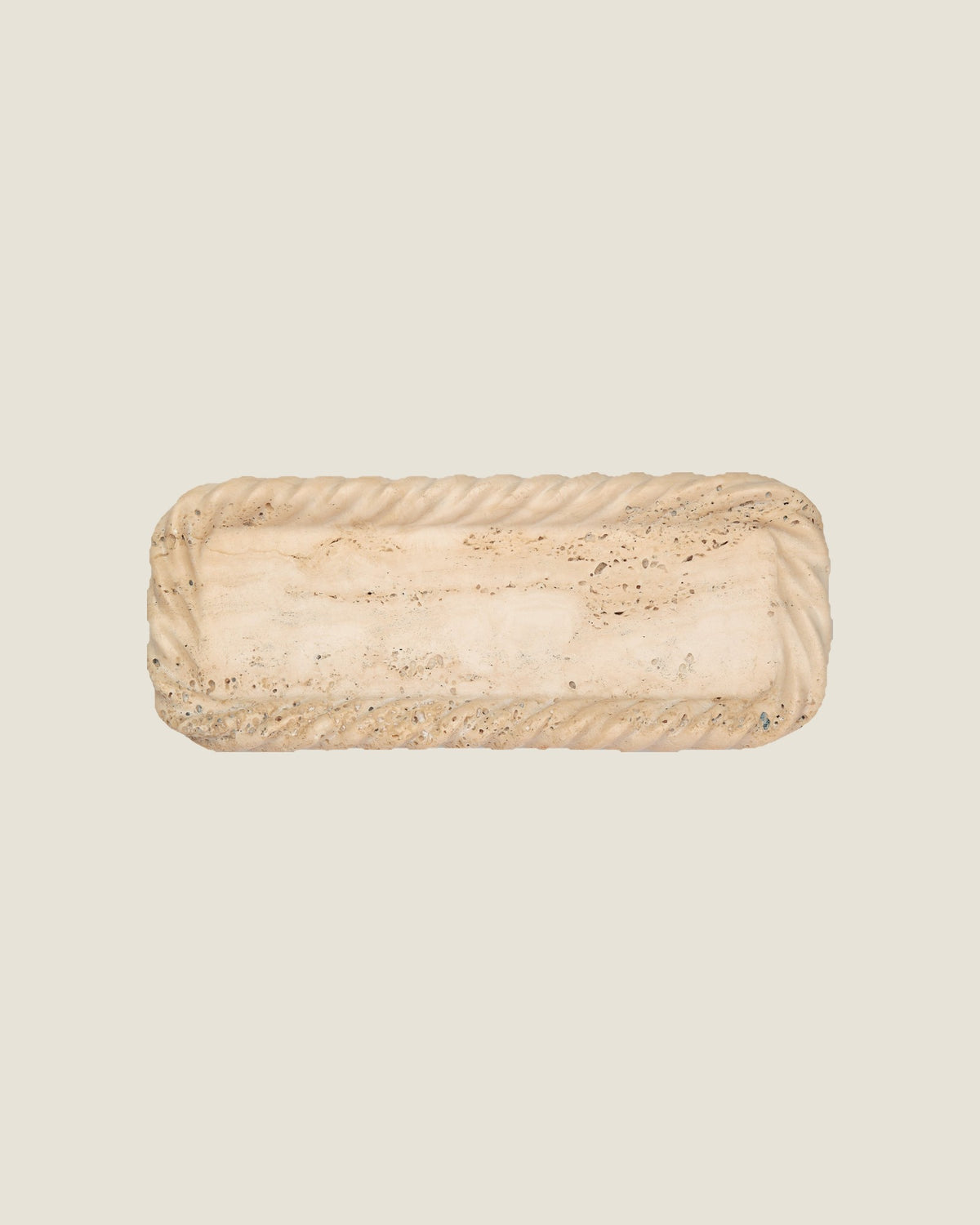 Natalie Tray in Travertine
