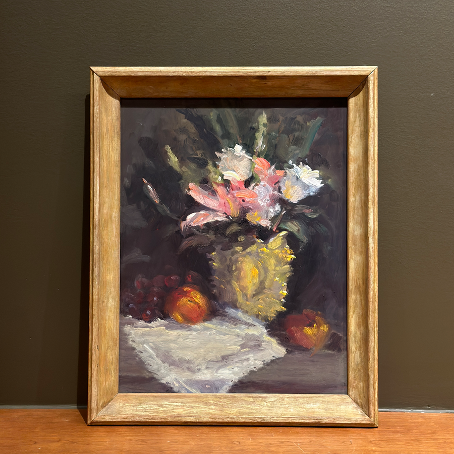 Original Floral Oil Painting | 21 x 17