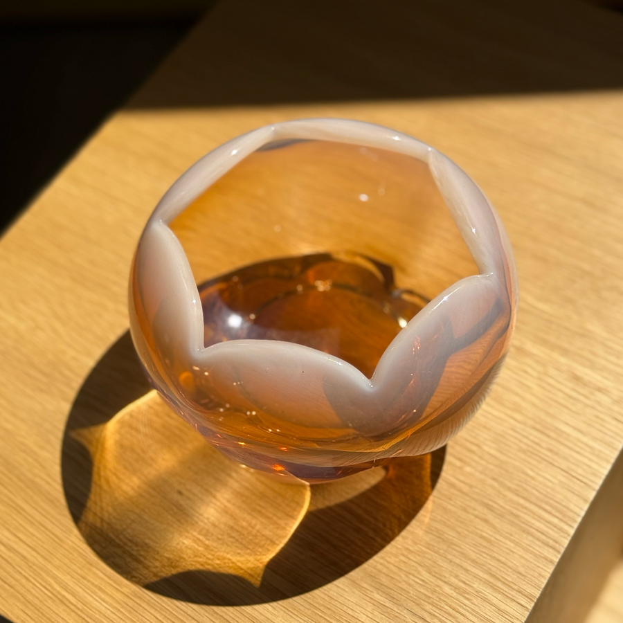 Petal Vintage Glass Bowl