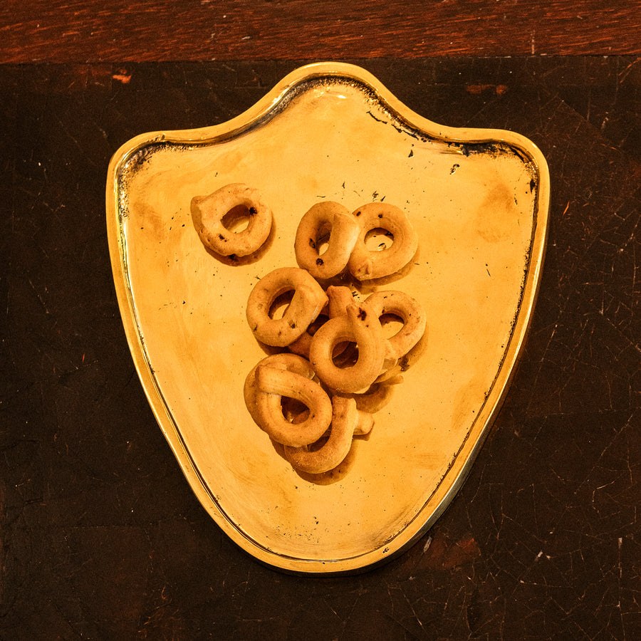 Saragano Tray in Brass