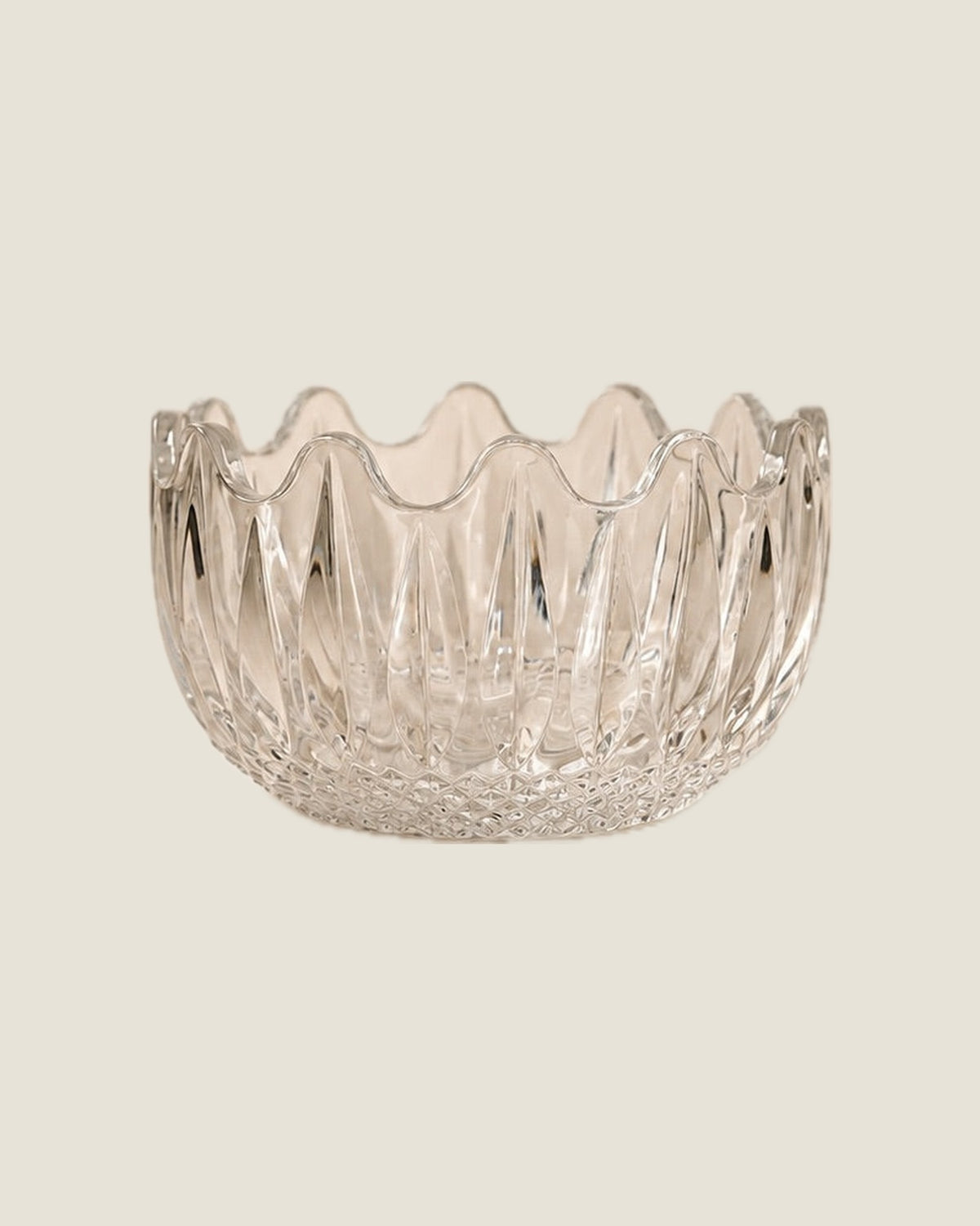 Scalloped Crystal Bowl