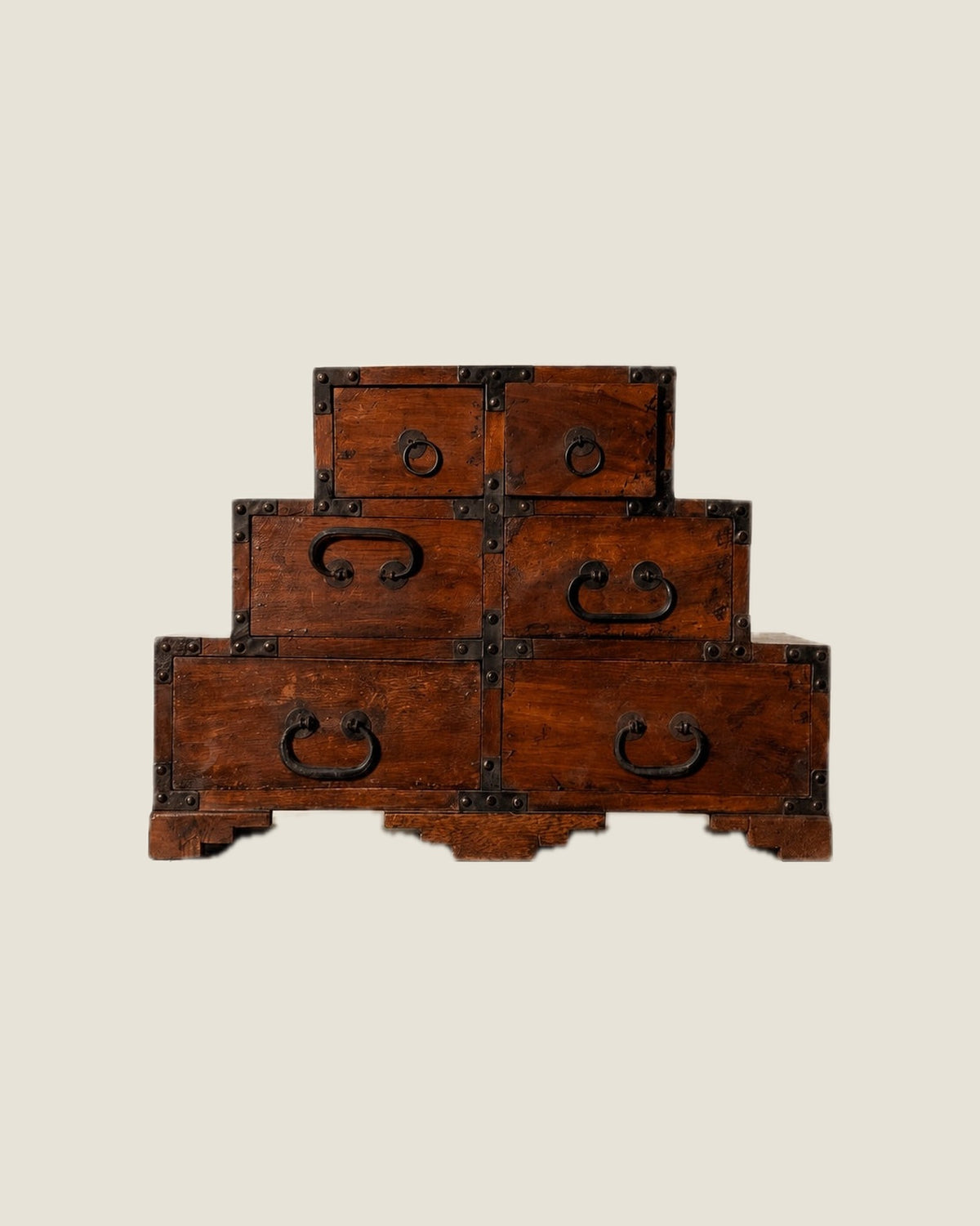 Tiered Chest with Iron Mounts