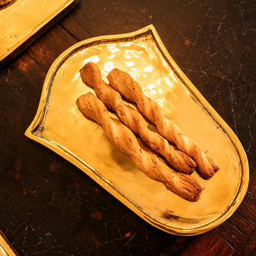 Umbria Tray in Brass