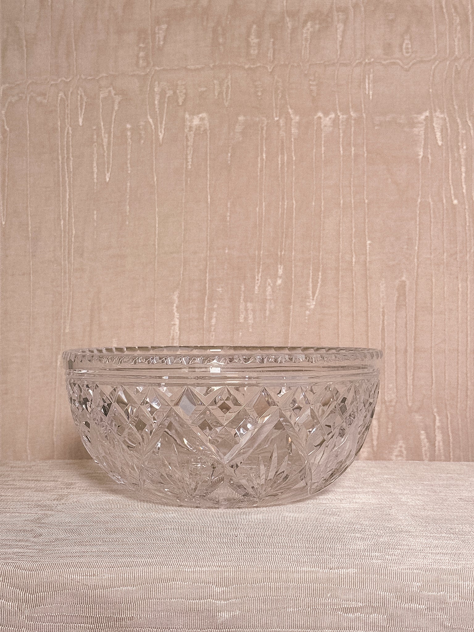 Vintage Cut Crystal Bowl
