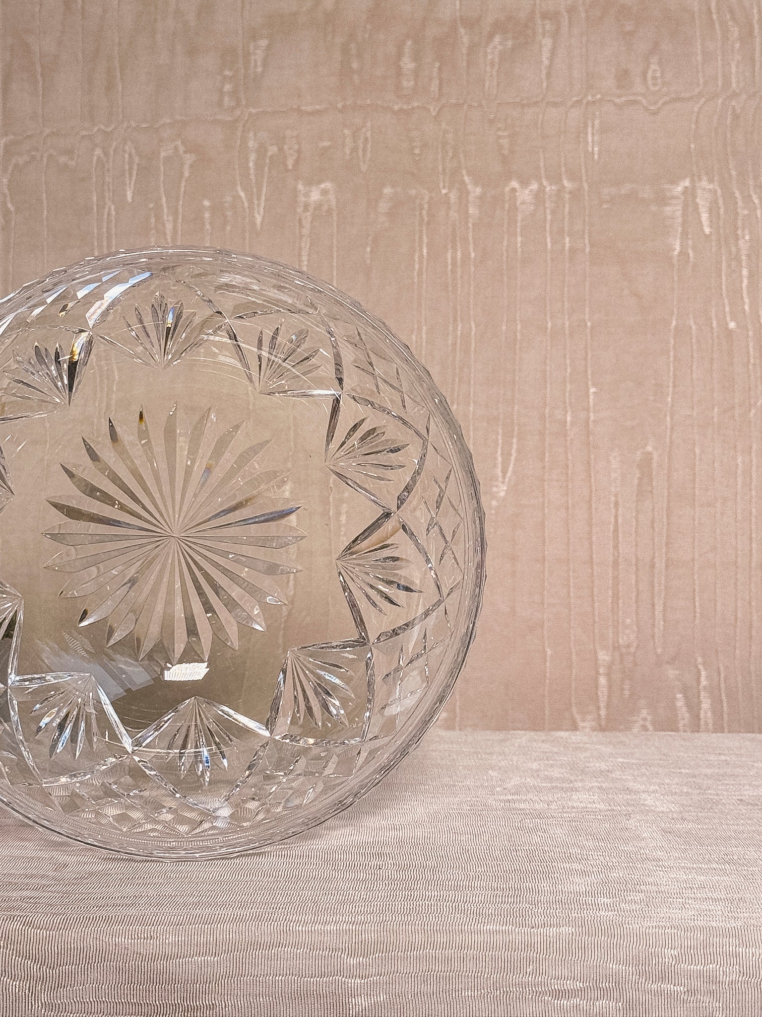 Vintage Cut Crystal Bowl