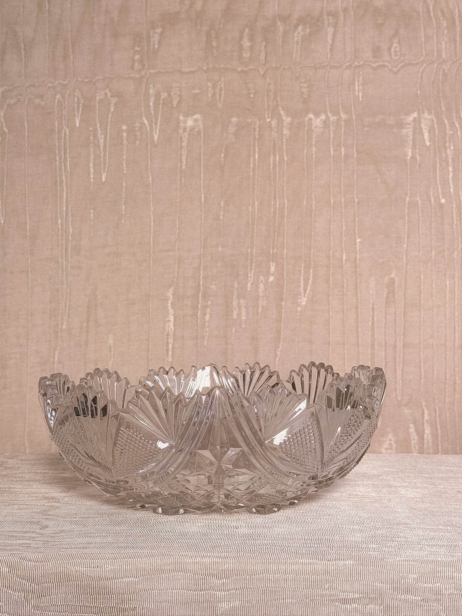 Vintage Glass Star Bowl