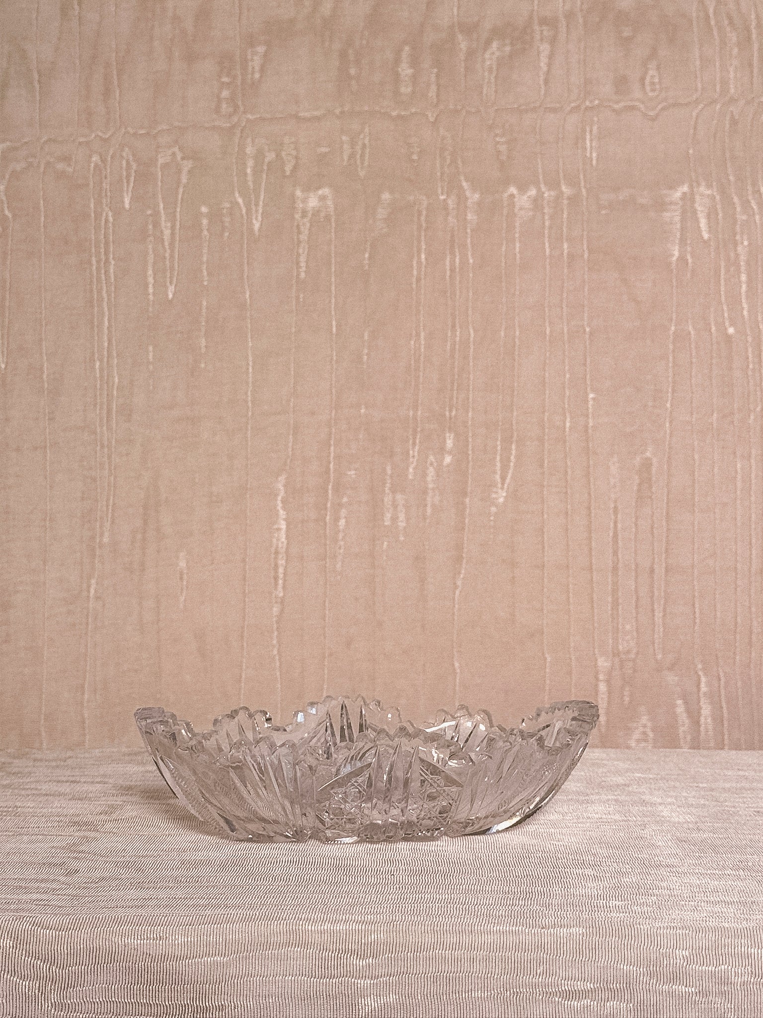 Vintage Crystal Star Dish