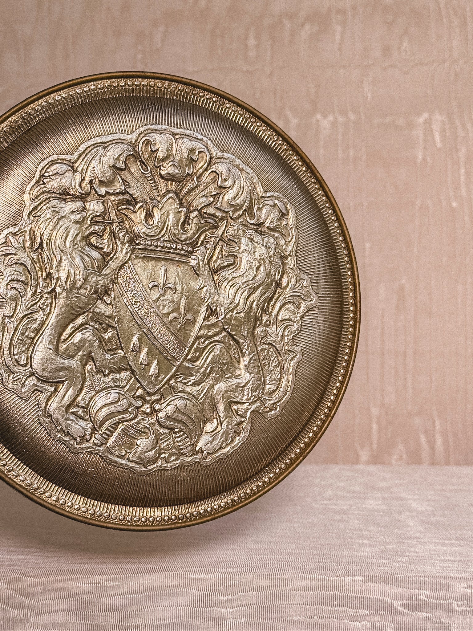 Antique Round Tin Box