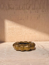 Vintage Brass Flower Bowl