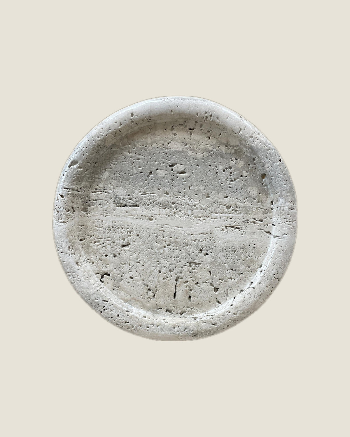 Wish Dish in Travertine