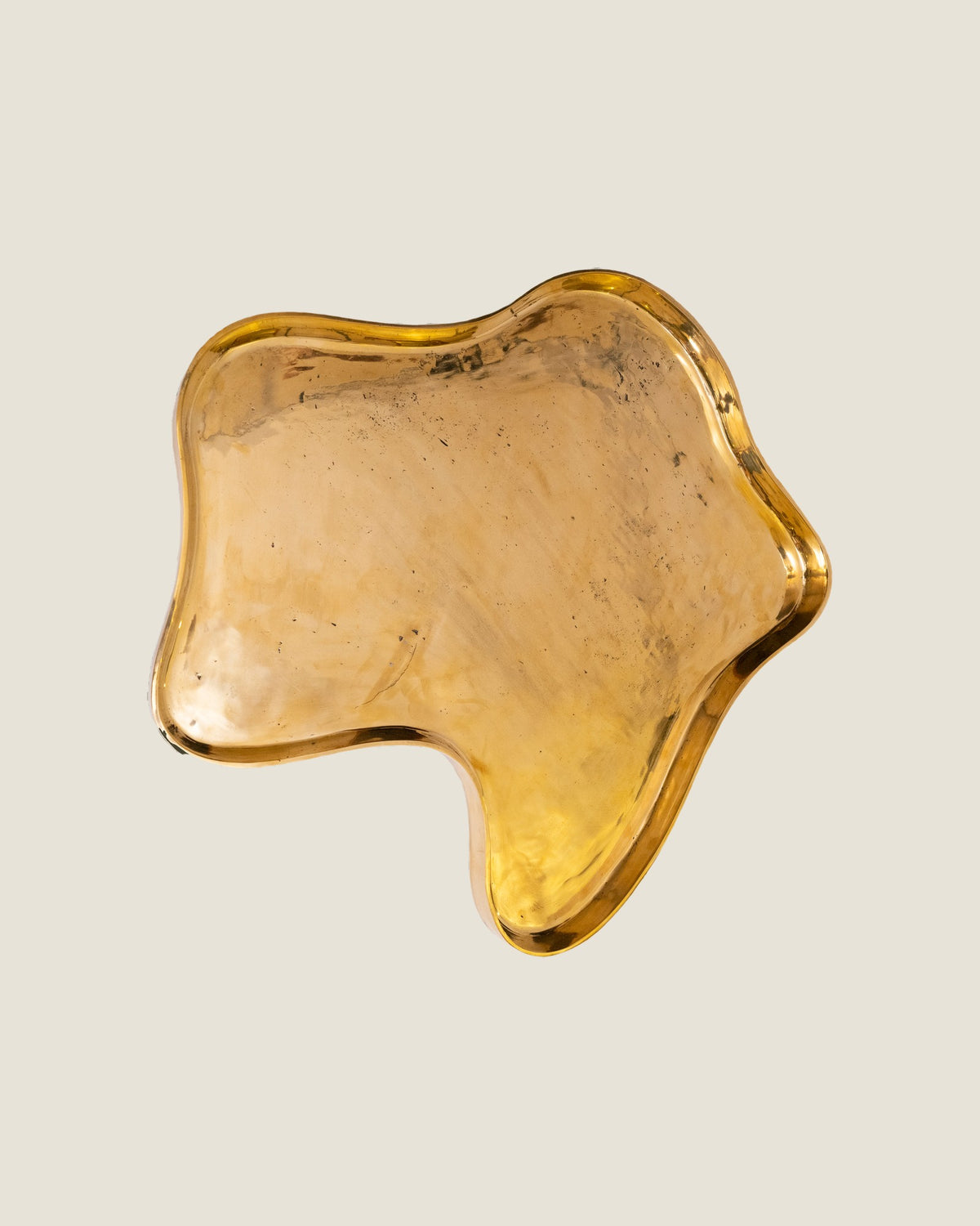 XXL Flo Tray in Brass